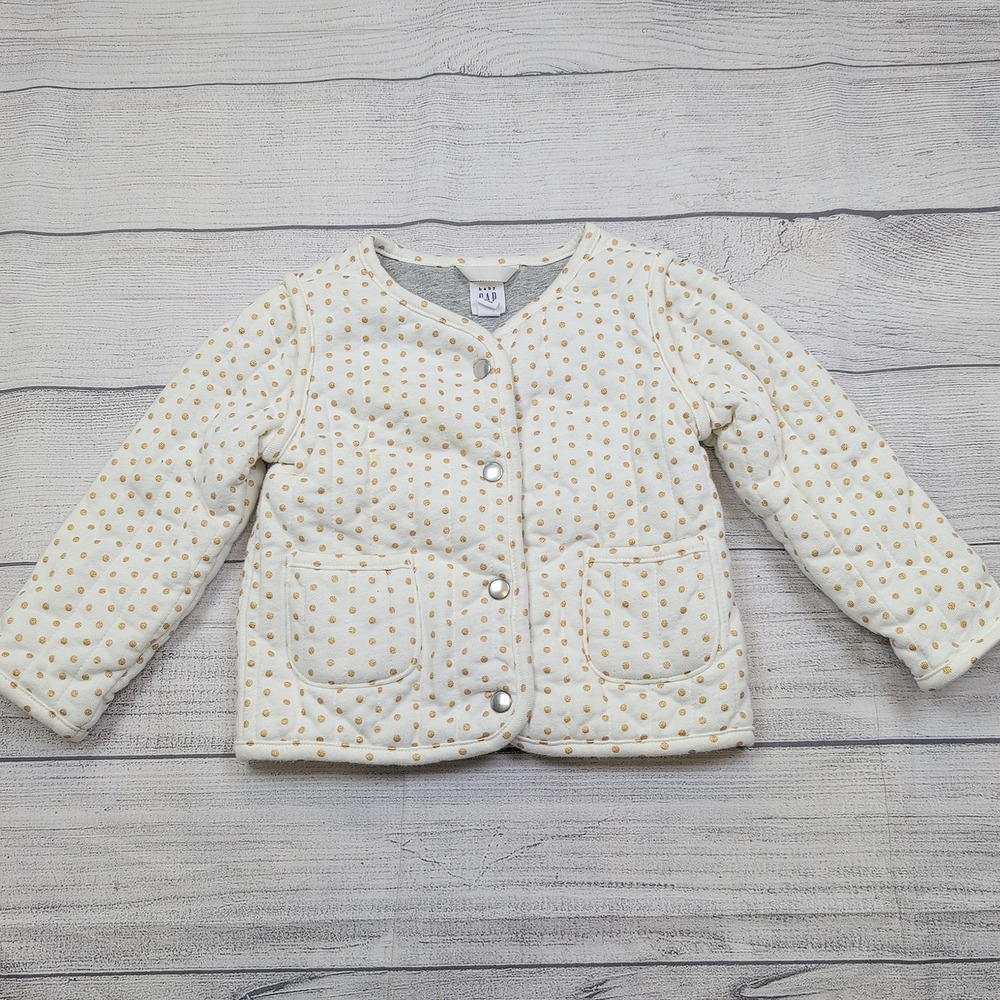 2 Gap Polka Dot Quilted Jacket